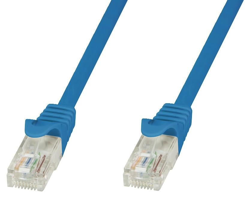 Cavo di rete Patch in CCA Cat.6 Blu UTP 7,5m
