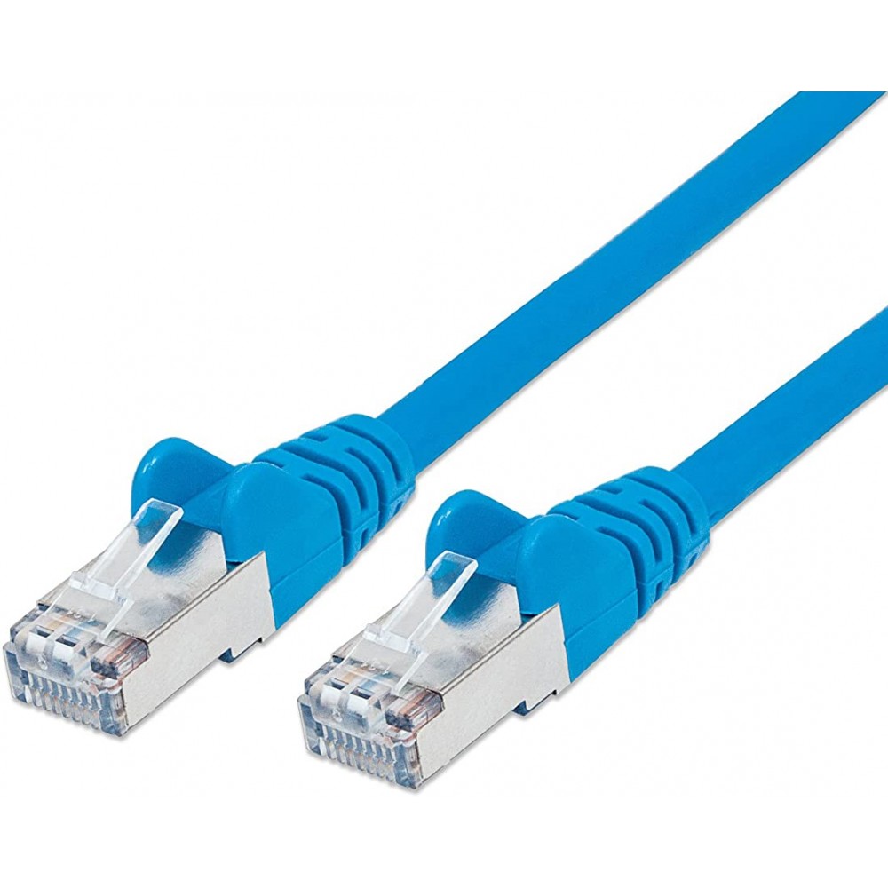 Cavo di rete Patch in Rame Schermato Cat. 5e Blu F/UTP 3 metri