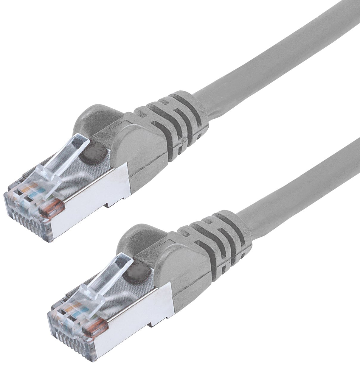 Cavo di rete Patch in Rame Schermato Cat. 5e Grigio F/UTP 15 m