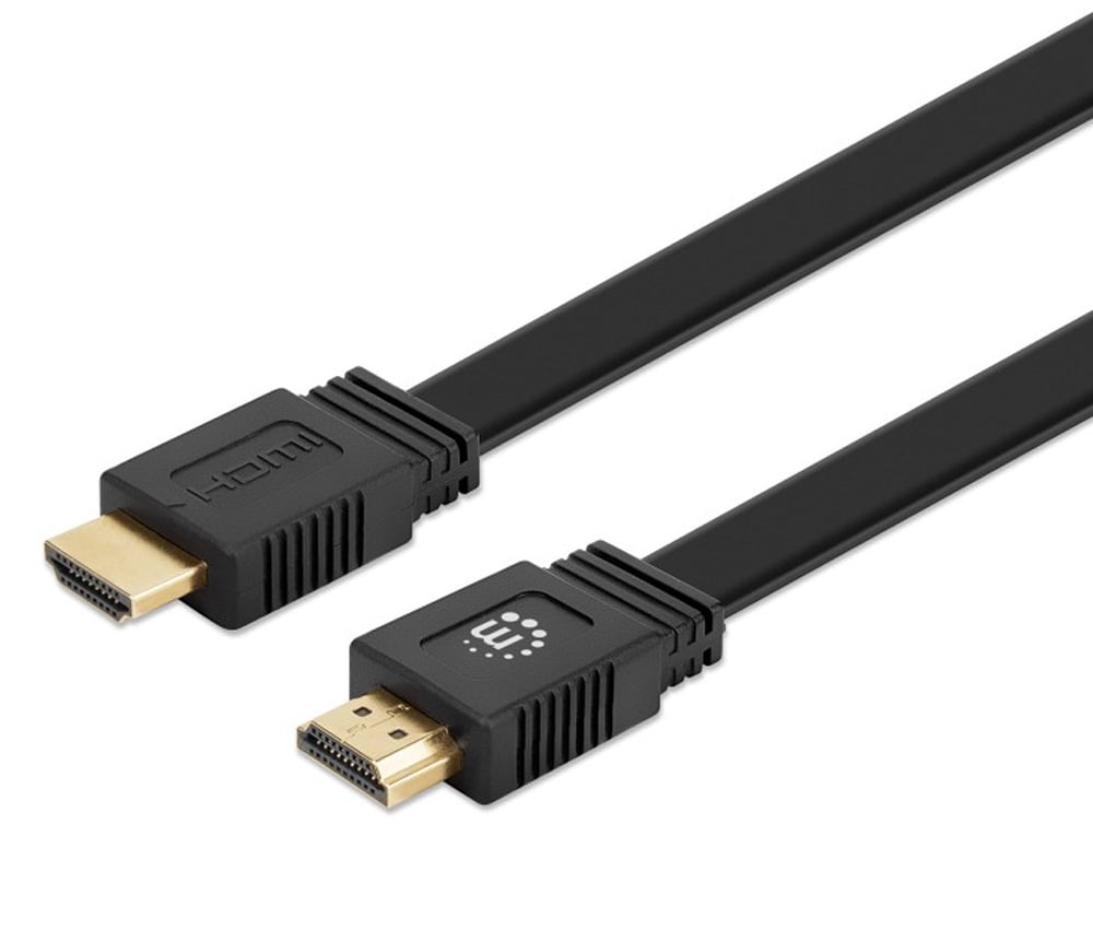 Cavo HDMI High Speed With Ethernet Piatto 10m nero