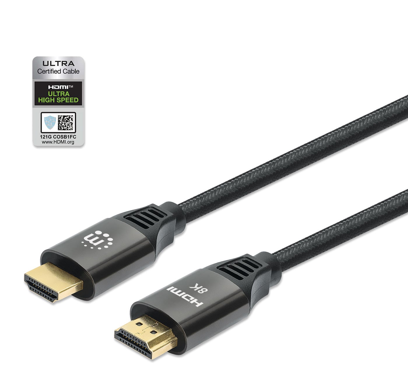 Cavo HDMI con Ethernet ad Altissima Velocità Certificato 8K@60Hz eARC 3 metri