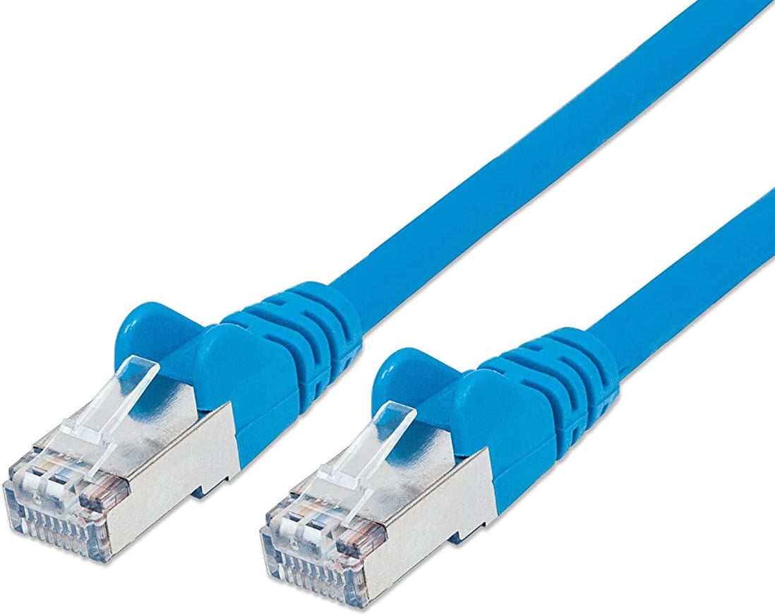 Cavo di rete Patch in rame Cat. 6 Blu SFTP LSZH 0,5m
