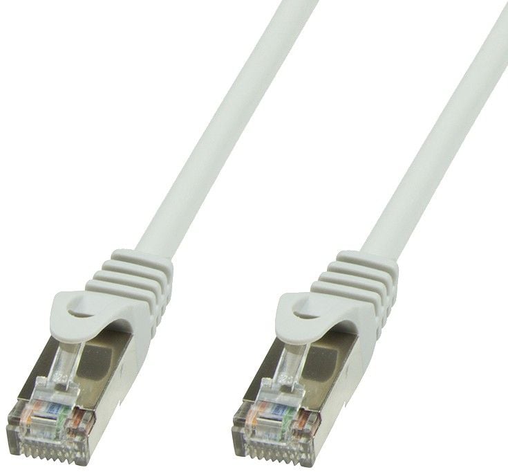 Cavo di rete Patch in rame Cat.6 Grigio SFTP LSZH 0,5m