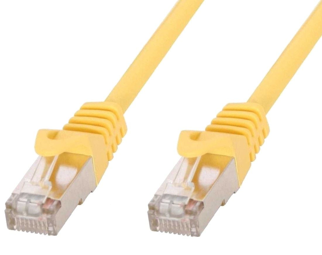 Cavo di rete Patch in rame Cat.6 Giallo SFTP LSZH 2m