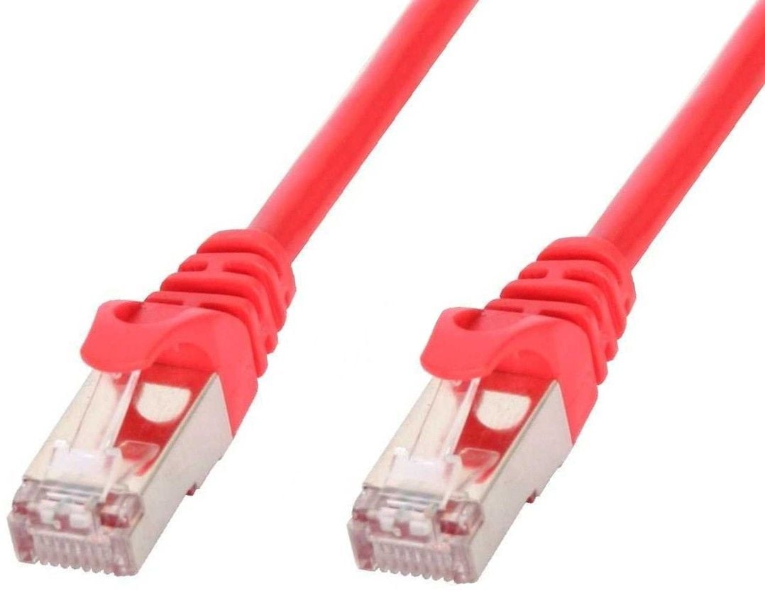 Cavo di rete Patch in rame Cat.6 Rosso SFTP LSZH 3 metri
