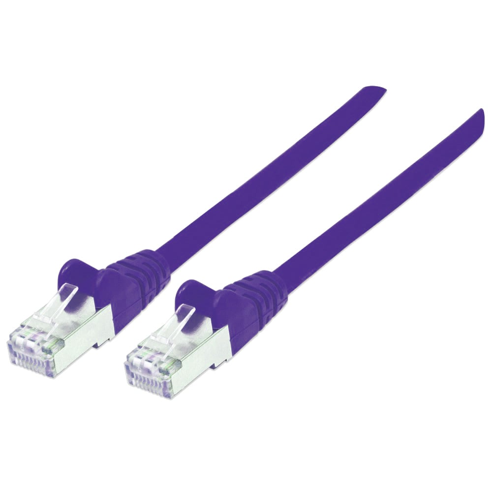 Cavo di rete Patch in rame Cat. 6A Viola SFTP LSZH 0,5m