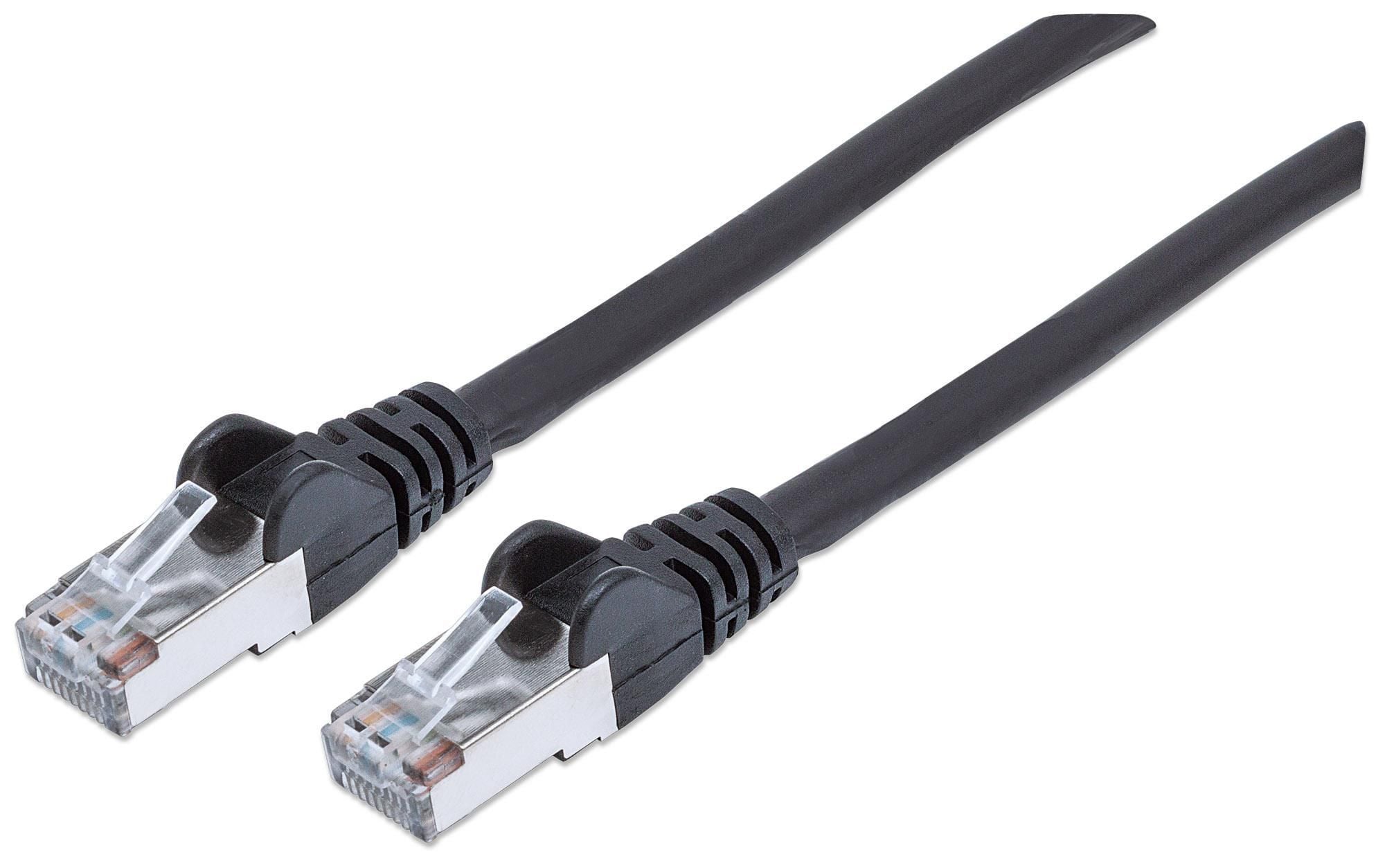 Cavo di rete Patch in rame Cat. 6A Nero SFTP 1 m