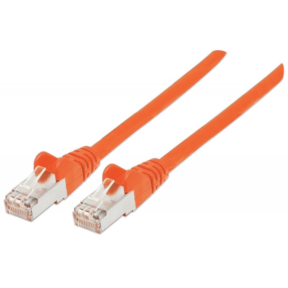 Cavo di rete Patch in rame Cat. 6A Arancione SFTP LSZH 1m