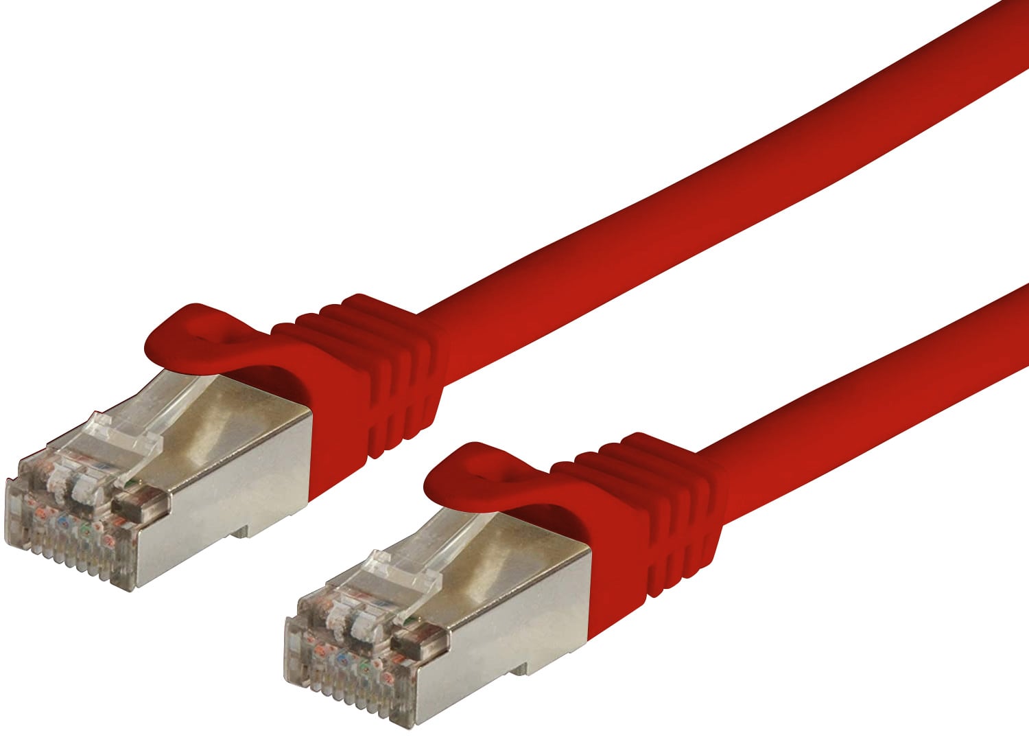 Cavo di Rete Patch in Rame Cat. 6A SFTP LSZH 2 m Rosso