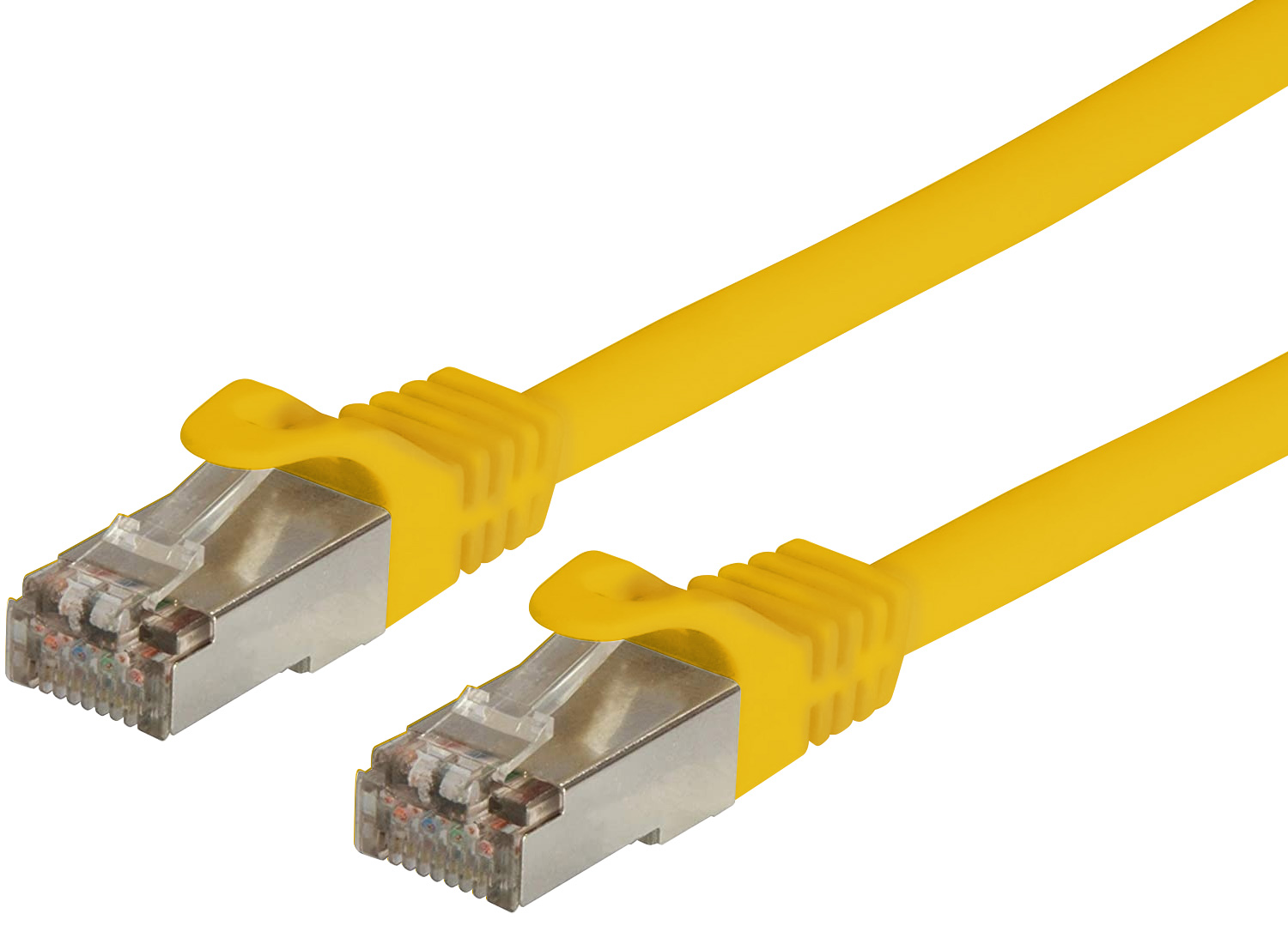 Cavo di Rete Patch in Rame Cat. 6A SFTP LSZH 10 m Giallo
