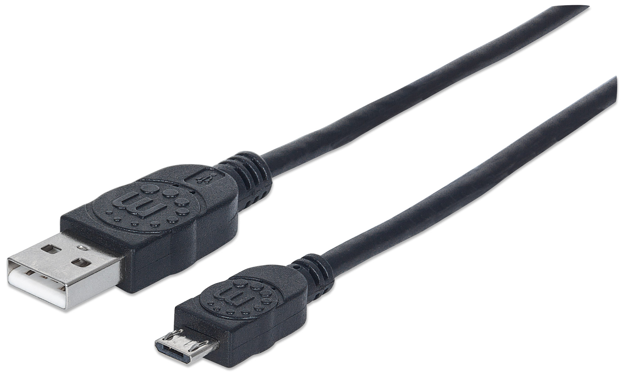 Cavo USB 2.0 A maschio/Micro B maschio 3 metri Nero