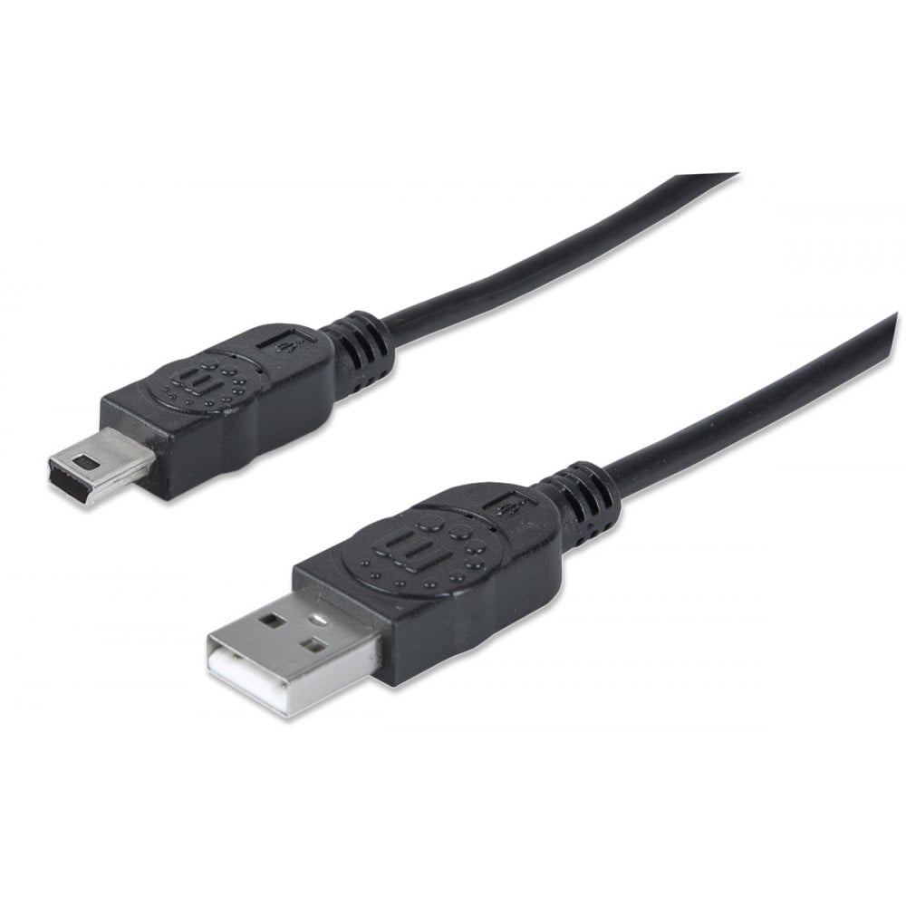Cavo USB 2.0 A maschio/mini B 5 pin maschio 3 m Nero
