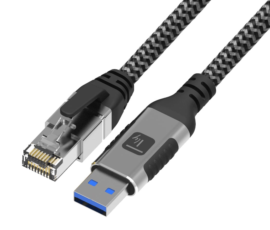 Cavo USB 3.2 Tipo A Maschio a Ethernet RJ45 Maschio 1m
