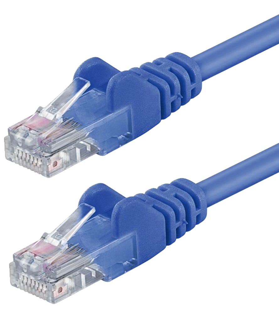 Cavo di rete Patch in Rame Cat. 5e Blu UTP 15 m