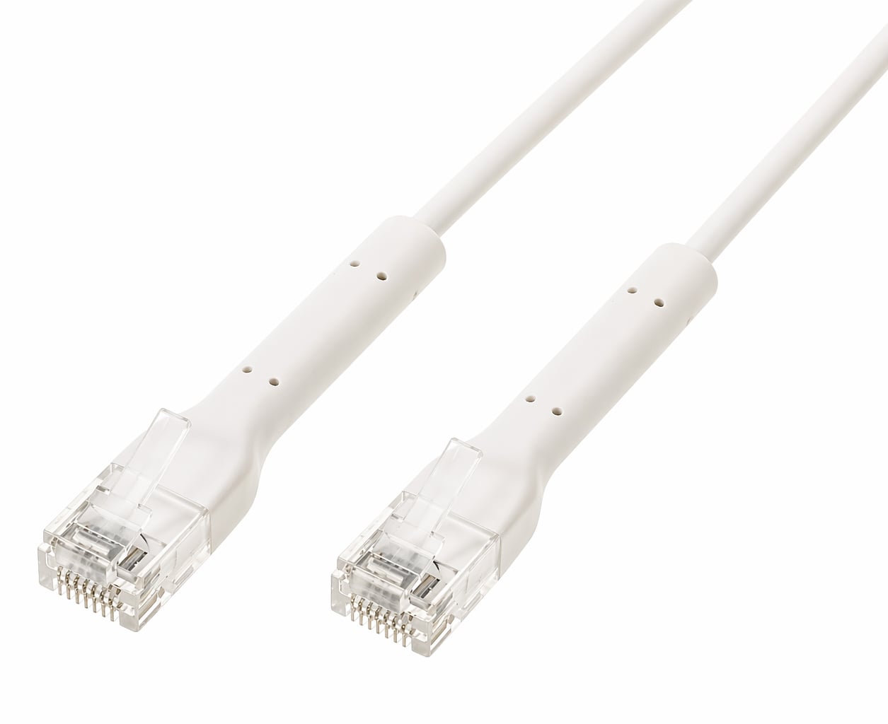 Cavo Slim Patch di Rete Pieghevole in Rame Cat.6A U/UTP 3 metri Bianco