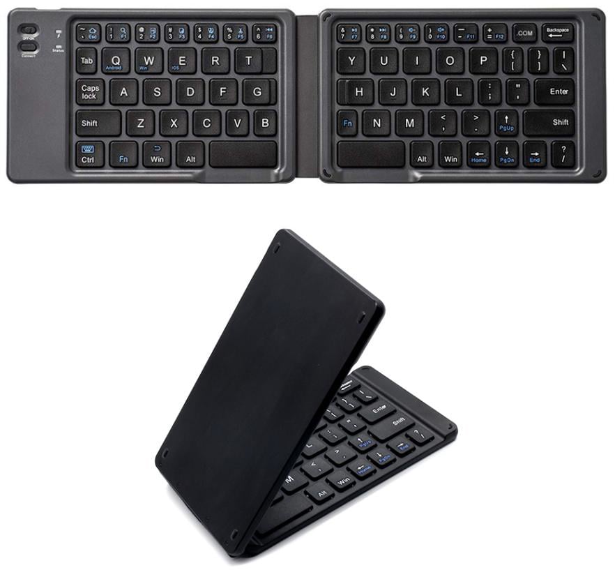 Tastiera Pieghevole Bluetooth USB per Tablet Smartphone 11