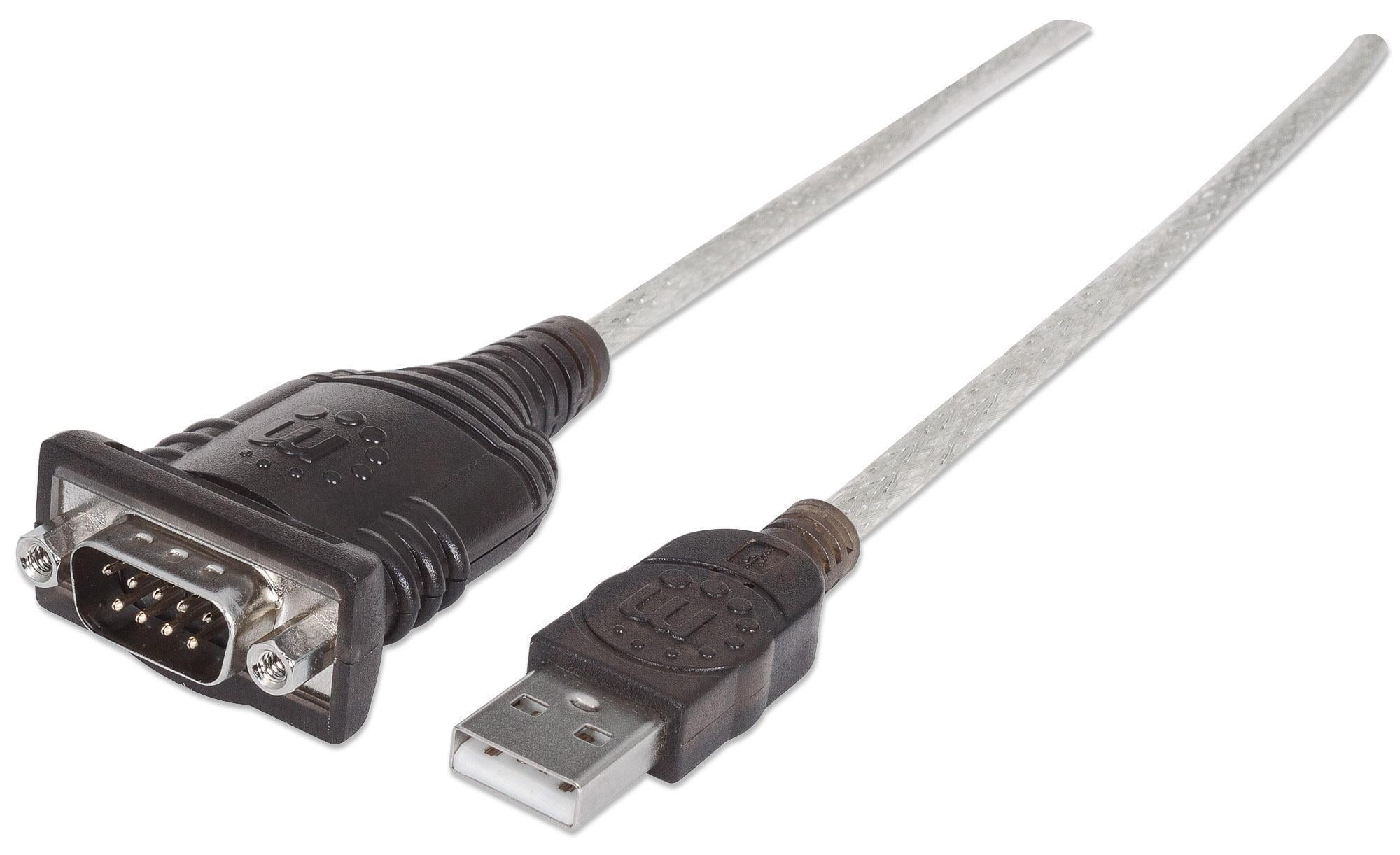 Convertitore Adattatore Manhattan da USB a Seriale 1,8m