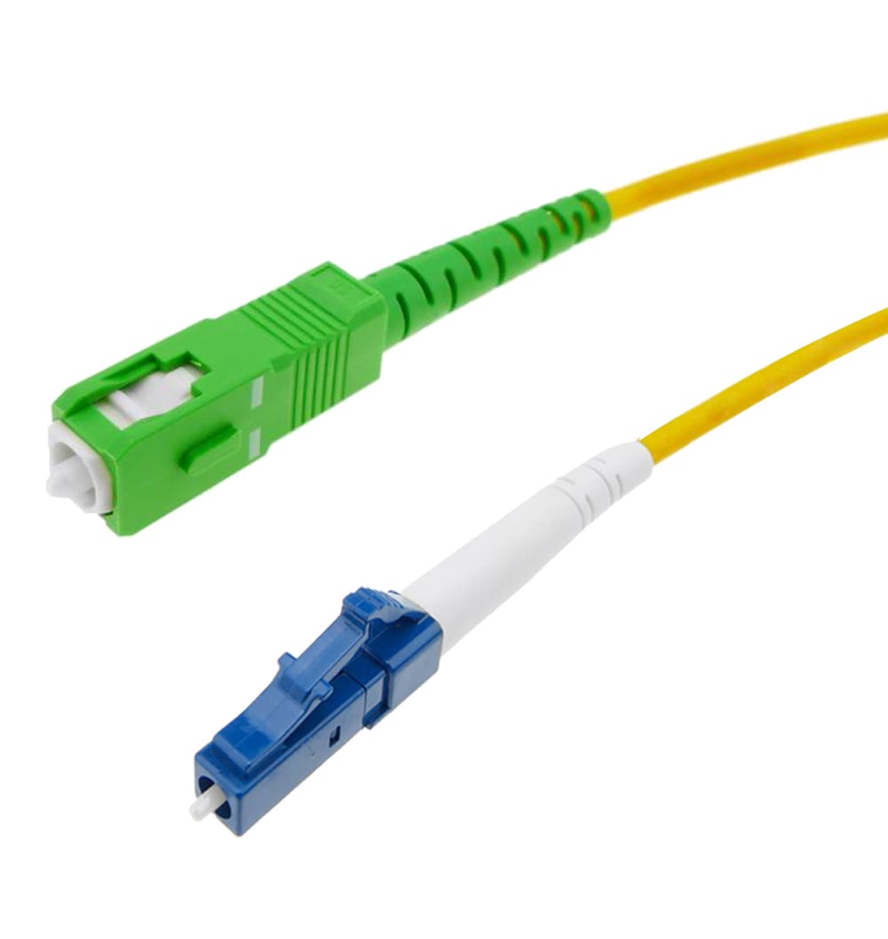 Cavo in Fibra Ottica FTTH Monomodale SC-APC/LC-UPC OS2 9/125 Simplex 1m