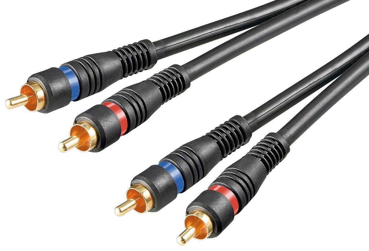 Cavo Audio 2RCA M/M 2mt Alta qualità