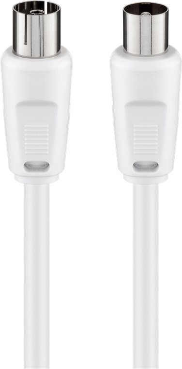 Cavo Antenna TV M/F 2,5 mt bianco