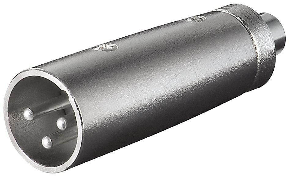 Adattatore XLR Cannon Maschio a RCA Femmina