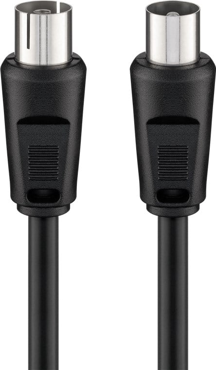 Cavo Antenna TV M/F 2,5 m nero