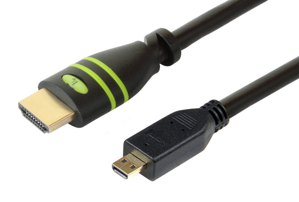 Cavo HDMI™ Highspeed con Ethernet Channel 1.4 A M/ Micro D M, 1 m
