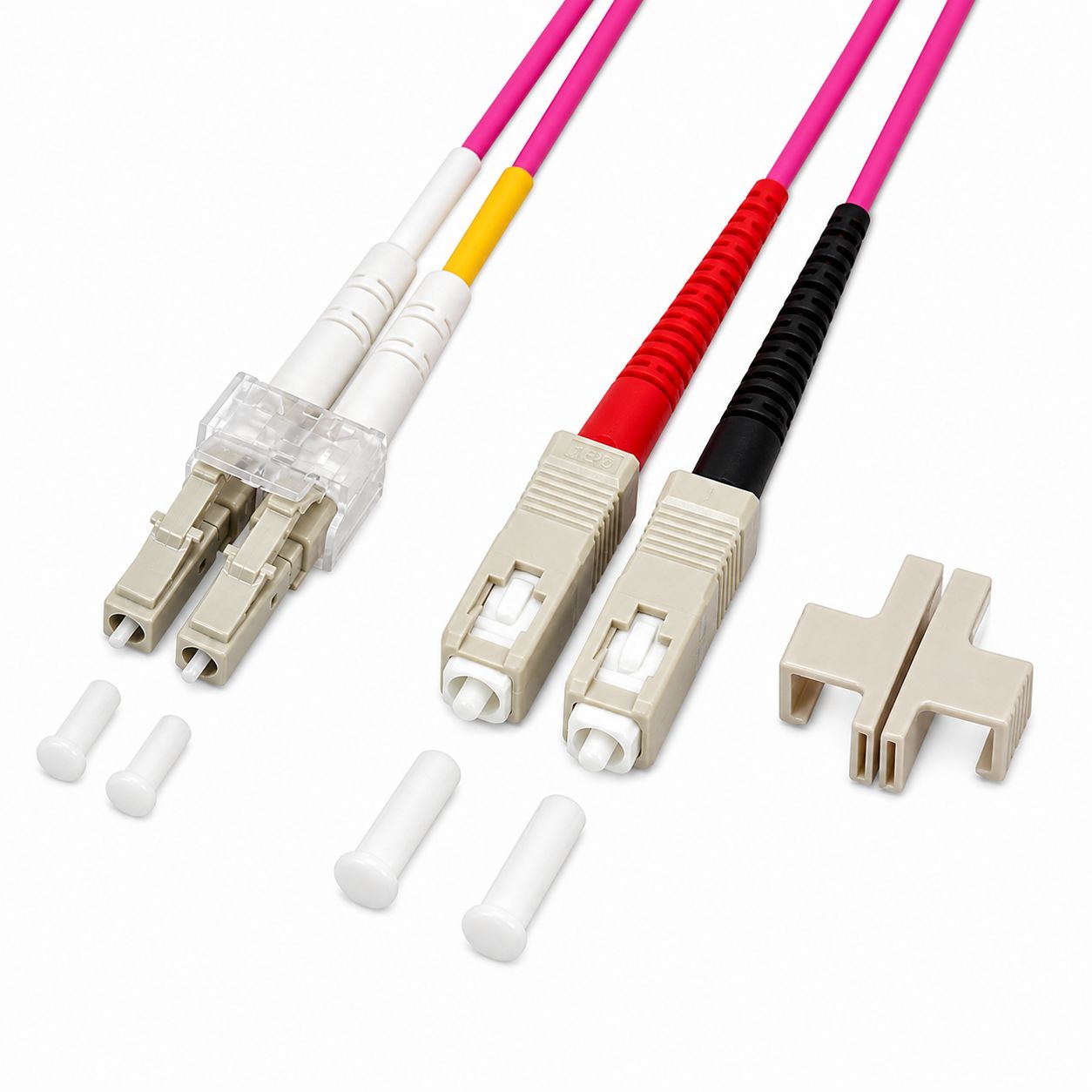 Cavo Fibra Ottica Multimodale OM4 SC/LC 50/125 2 m