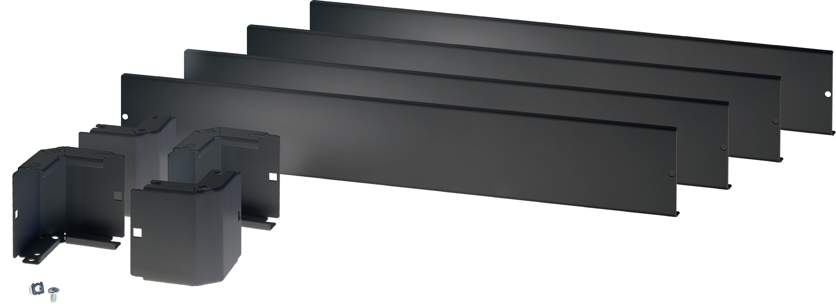 Zoccolo 800 x 800 mm per Armadi Rack Nero