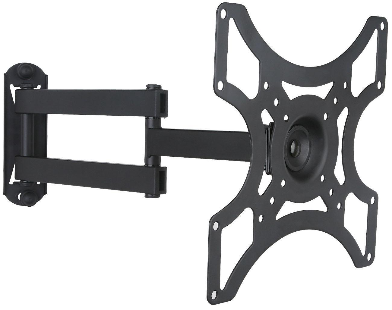 Supporto a Muro per TV LED LCD 19-37'' Full-Motion Nero