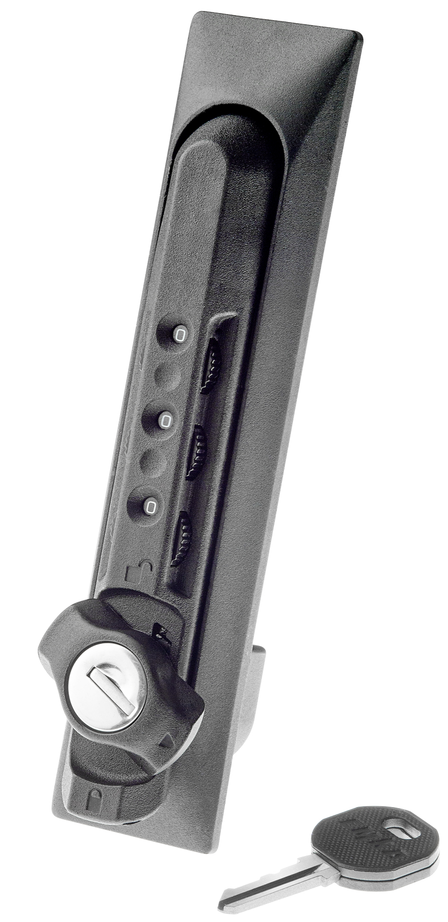 Maniglia a Combinazione per Porta Armadi Rack Nero