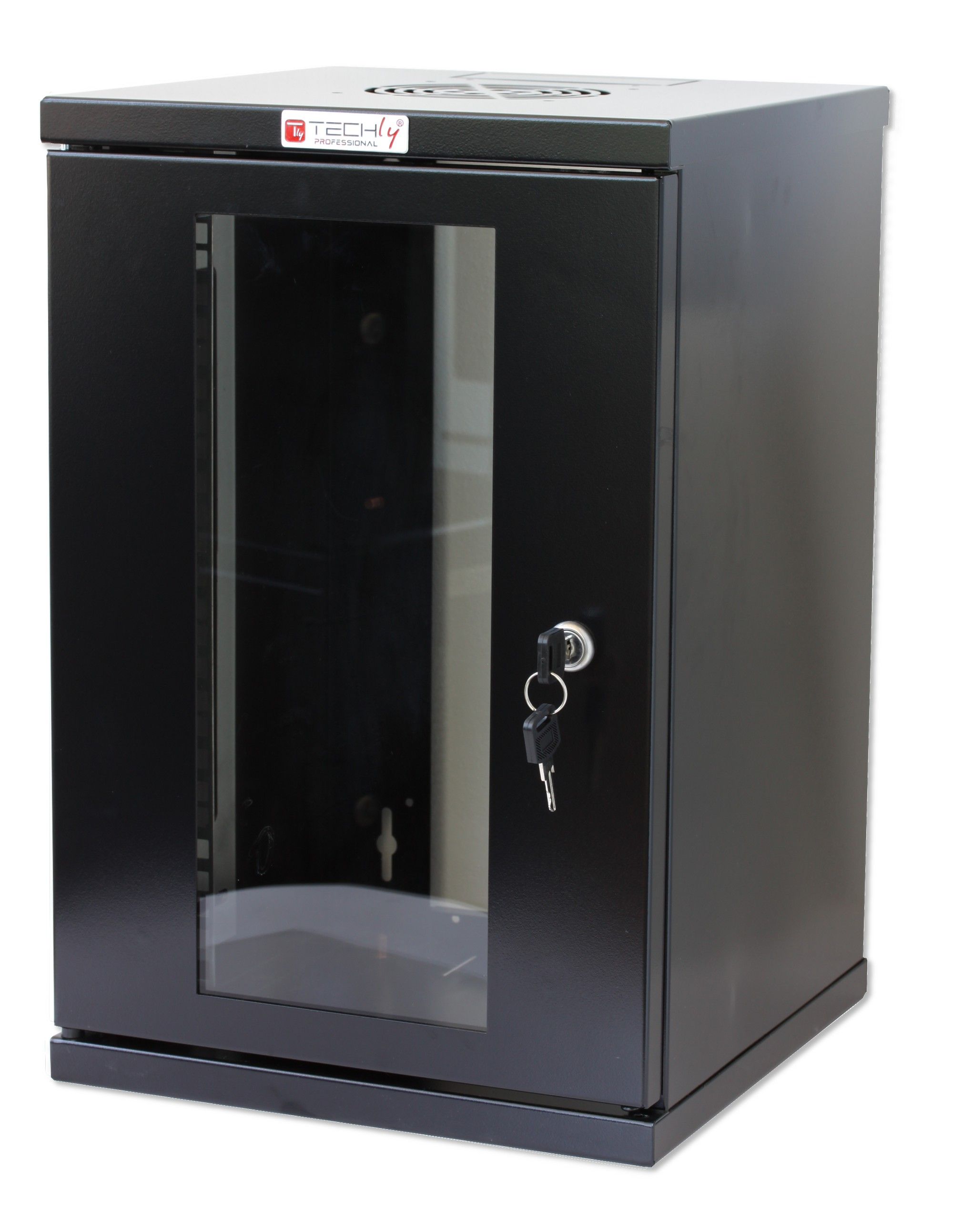 Armadio Rack 10'' a muro 9 unità Nero