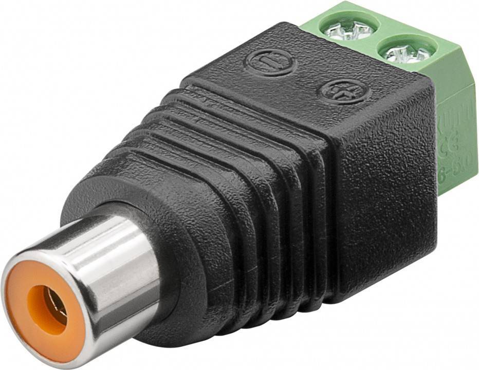 Adattatore Terminal Block 2-pin a RCA femmina