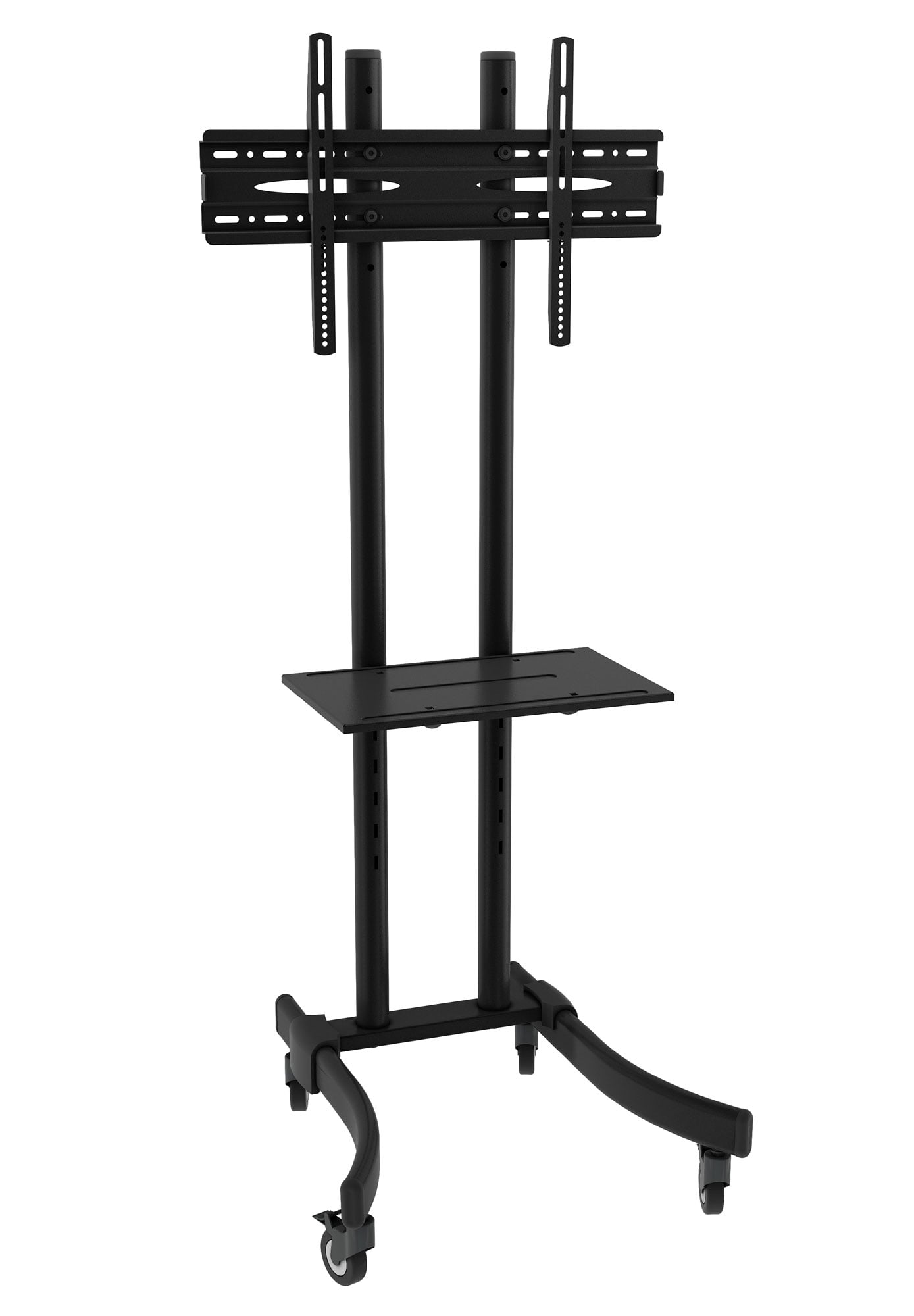 ICA-TR23 è un supporto a pavimento per schermi LED/LCD e apparecchiature audio video; supporta monitor da 32-70” con peso fino a 40 kg. La staffa è inclinabile +/- 10°e regolabile in altezza. La base da 67 x 61,5 cm è dotata di 4