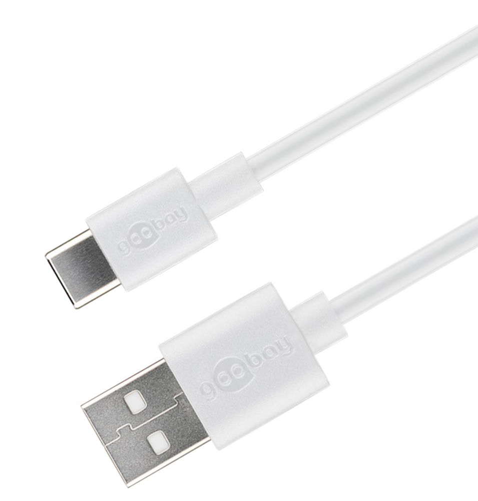 Cavo USB A Maschio 2.0 / USB-C Maschio 0,5m Bianco