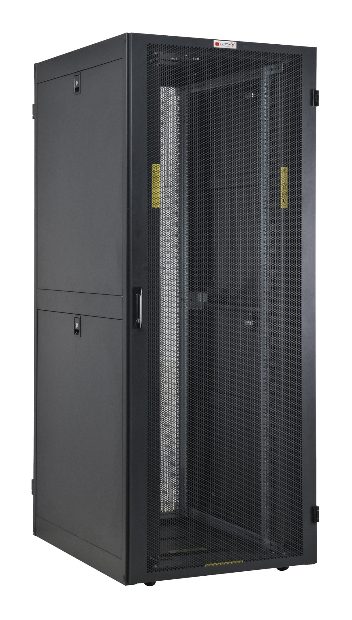 Armadio NetRack 19'' 600x1000 42 Unità Ventilato Nero da Assemblare