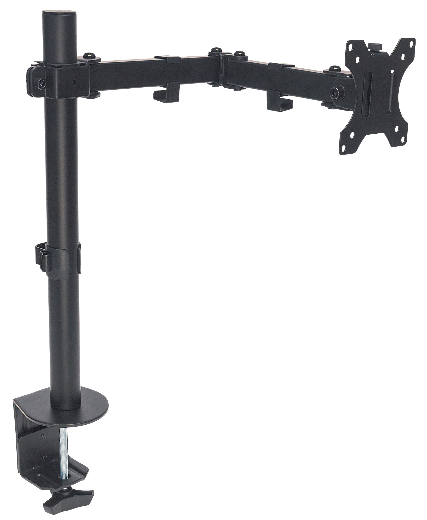 Supporto da Scrivania per Monitor 13-32'' Doppio Snodo di Regolazione
