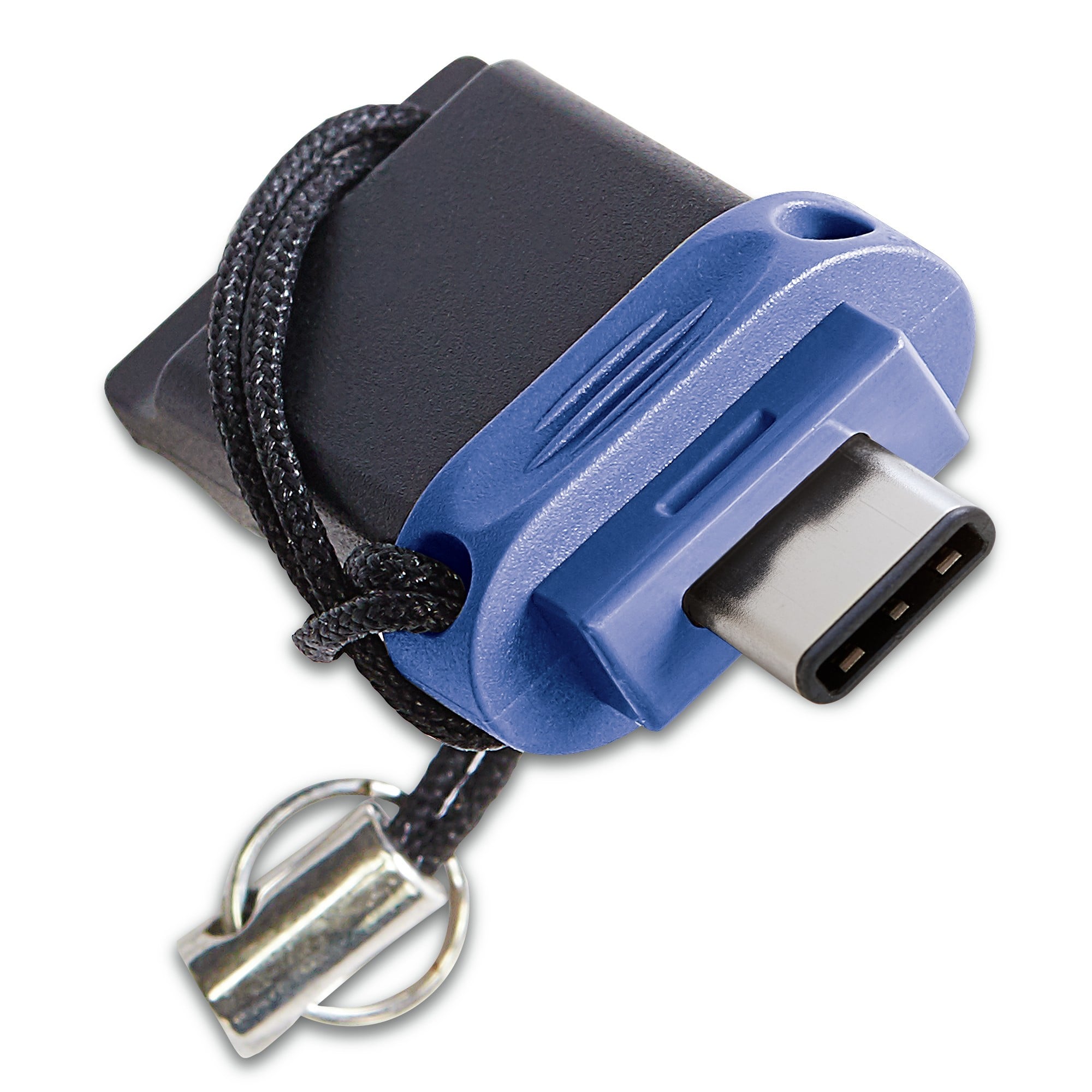 Trasferisce velocemente e facilmente file fra il tuo dispositivo mobile equipaggiato con presa USB-C o un laptop e un altro PC che utilizza una chiavetta USB a doppio connettore Verbatim Store ‘n’ Go per dispositivi USB-C - non è necessario l’utili