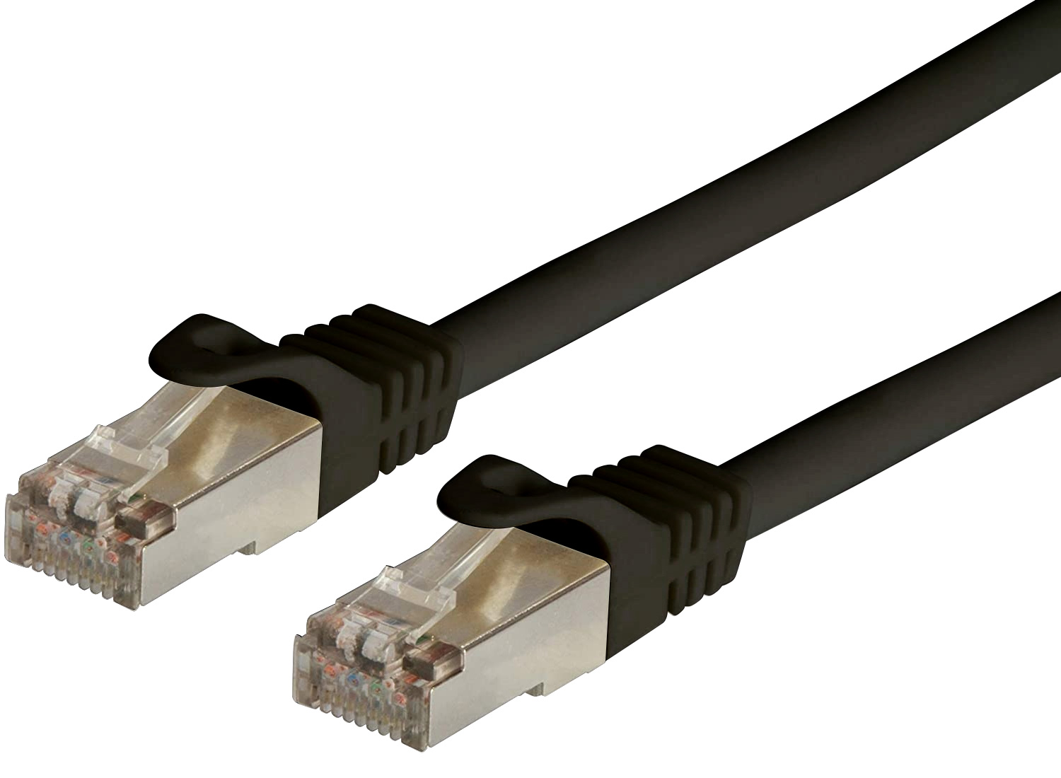 Cavo di Rete Patch in Rame Cat. 6A SFTP LSZH 10 m Nero