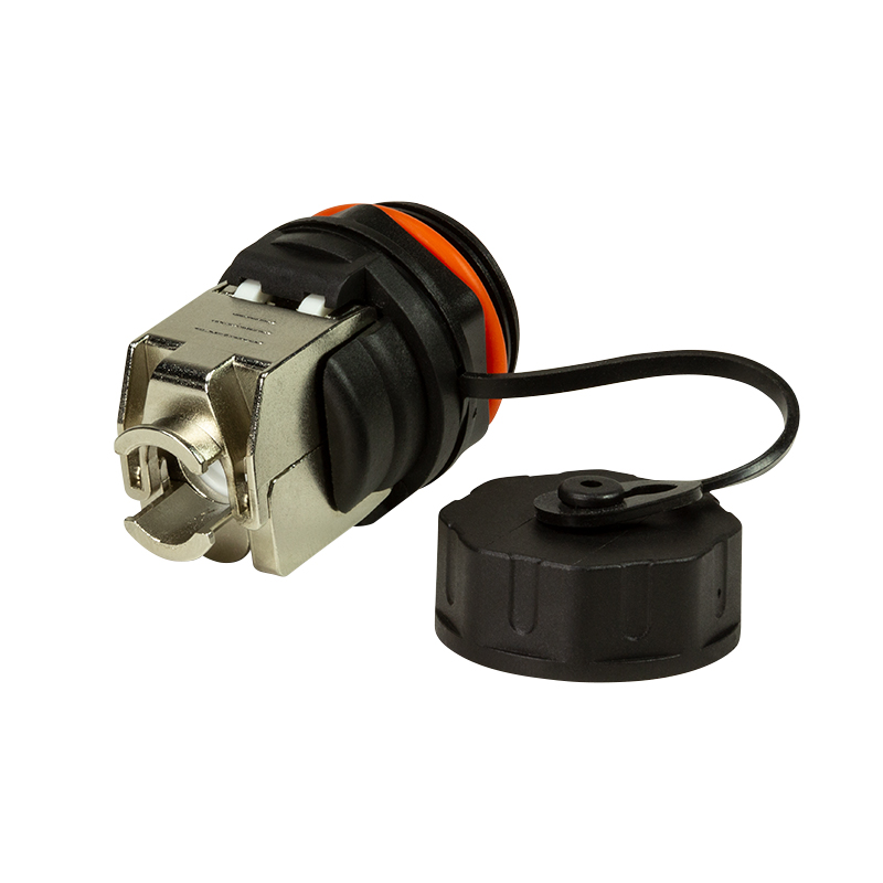 Frutto Toolless RJ45 Cat.6A Schermato IP68