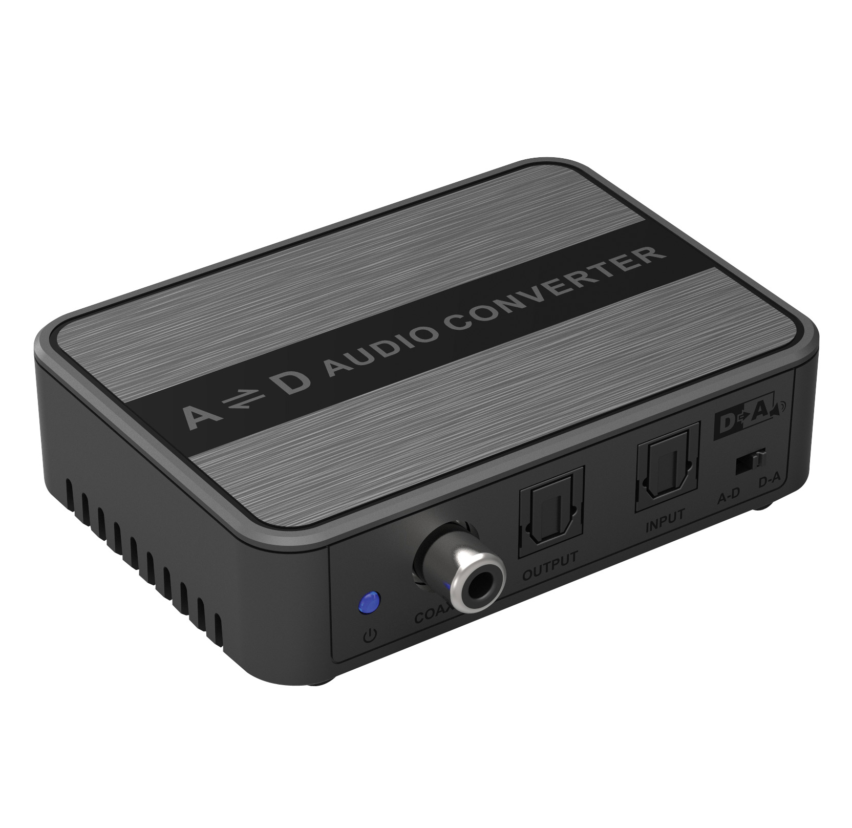 Questo convertitore audio da digitale ad analogico / da analogico a digitale  è progettato sia per l utilizzo domestico che professionale. Converte il segnale audio digitale coassiale o ottico in ingresso in segnale stereo analogico attraverso RCA