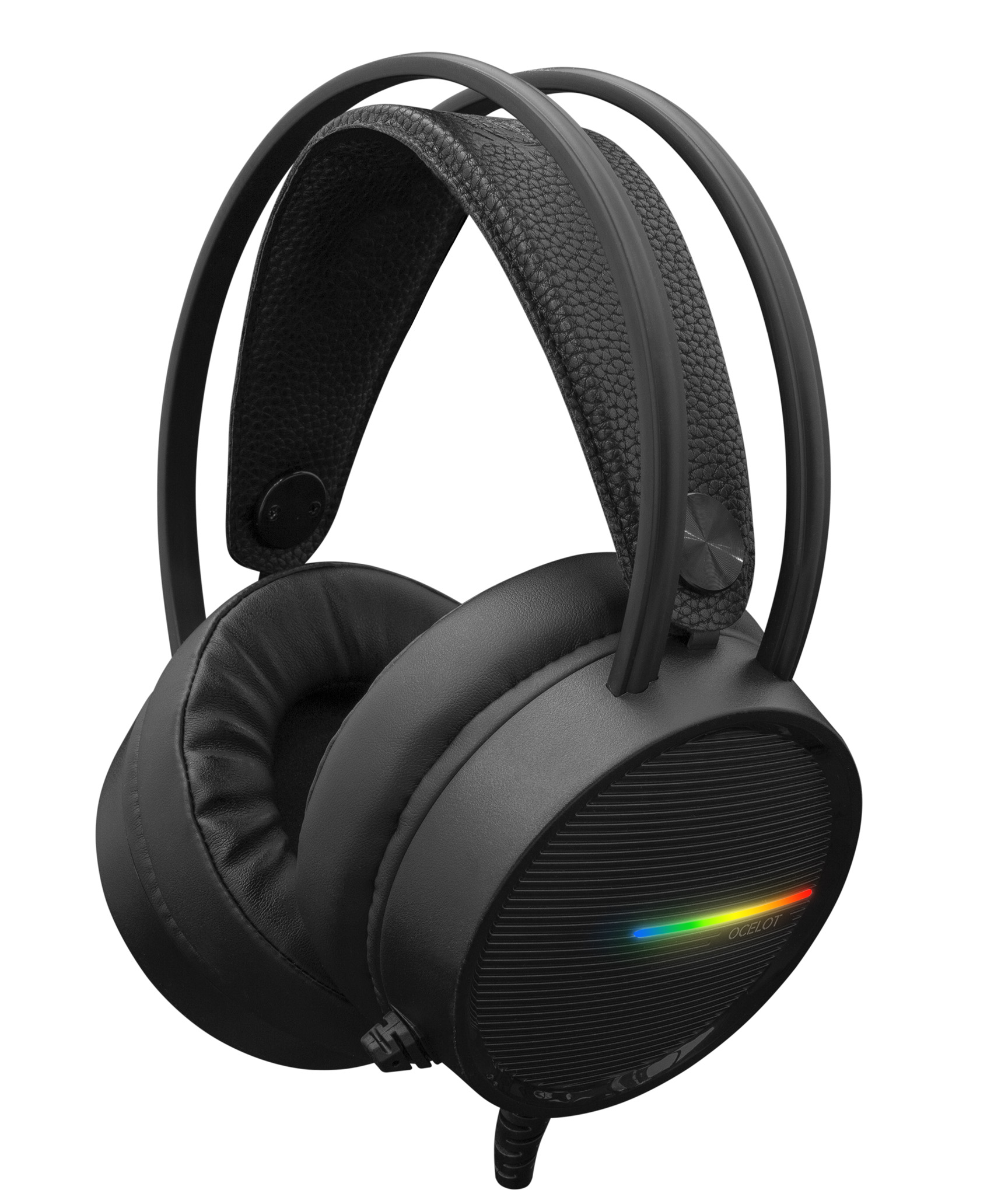 Cuffie Gaming con Microfono Nero, GH-2042 OCELOT