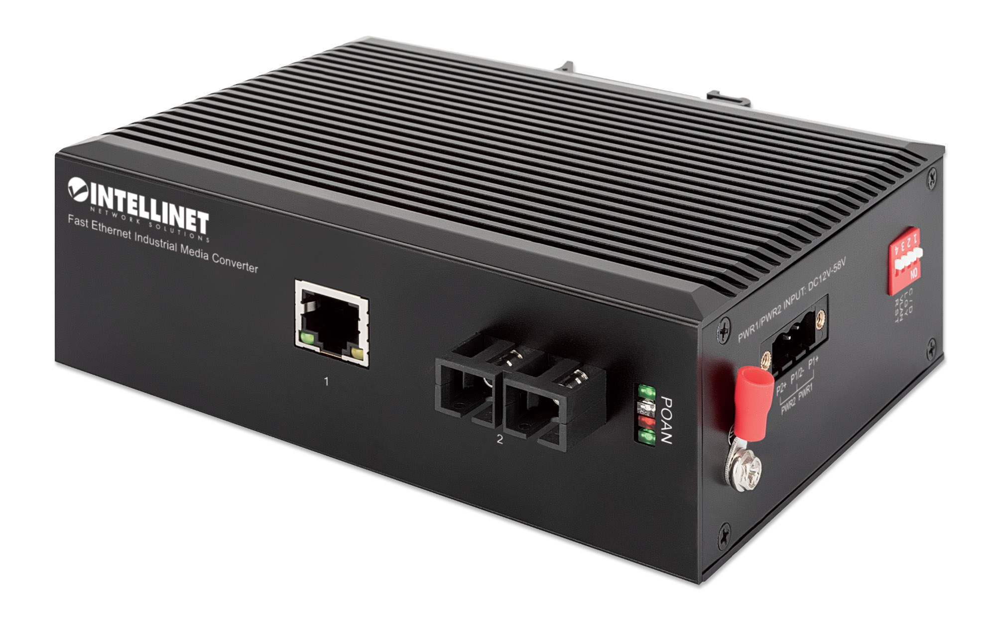 Media Converter Industriale Fast Ethernet 100Base-FX SC