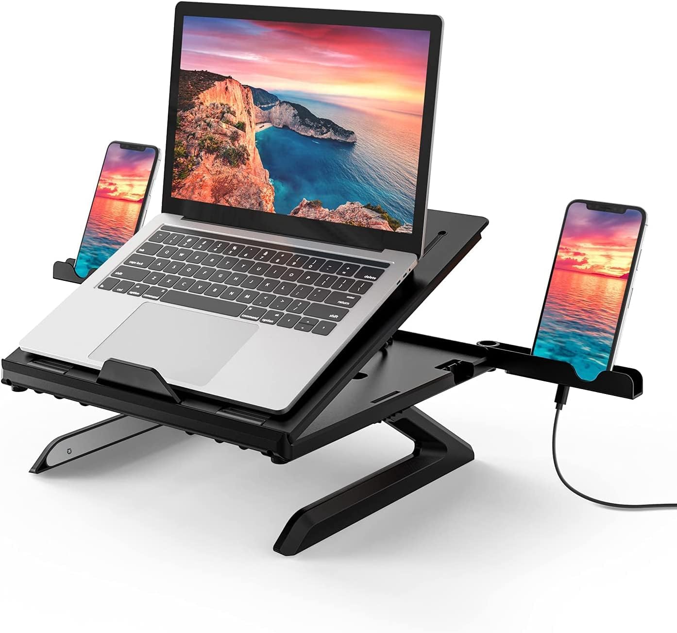 Supporto per Notebook e Tablet 10-15.6'' Ergonomico Nero