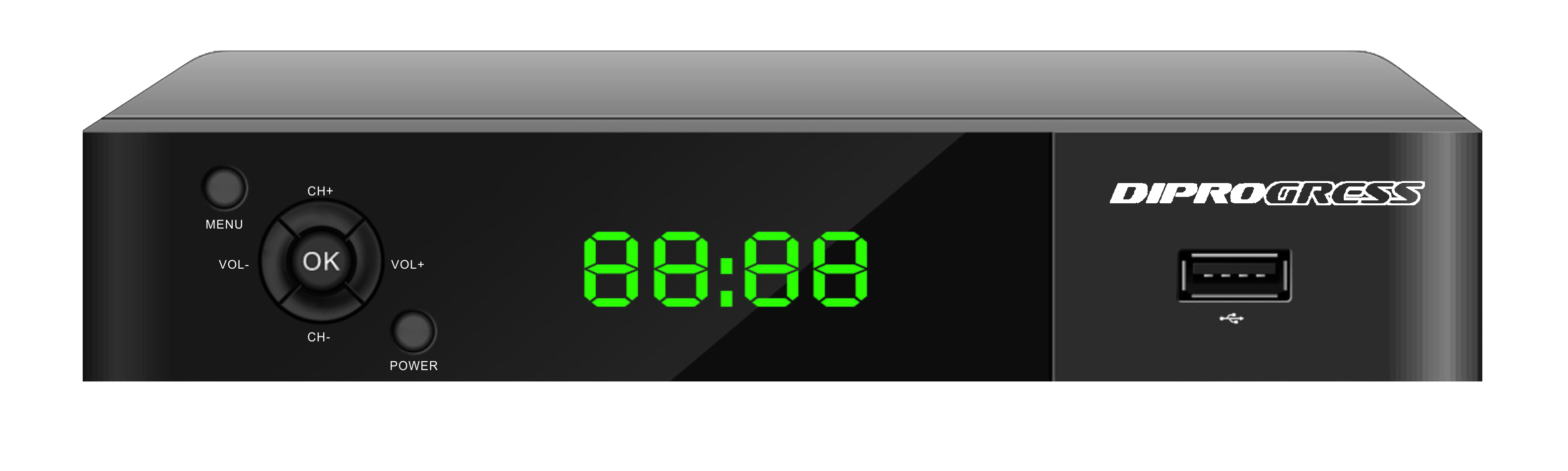 Decoder Ricevitore Digitale Terrestre DVB-T2 HEVC Main10 con doppio telecomando