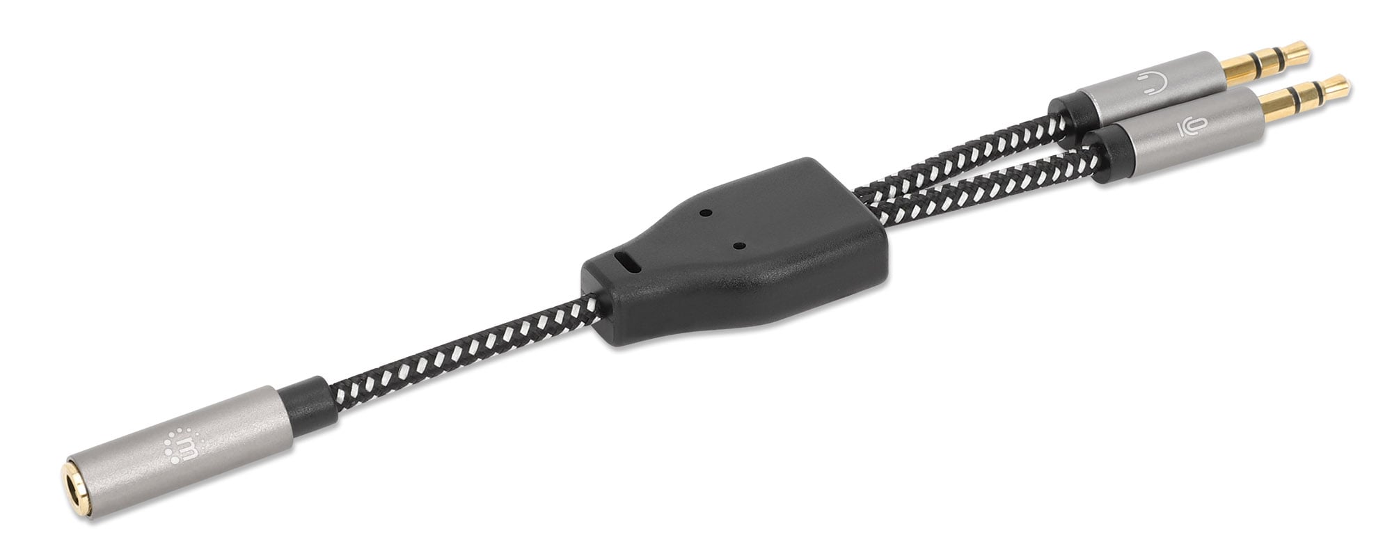 Cavo Adattatore per Cuffie con Splitter Audio Stereo AUX