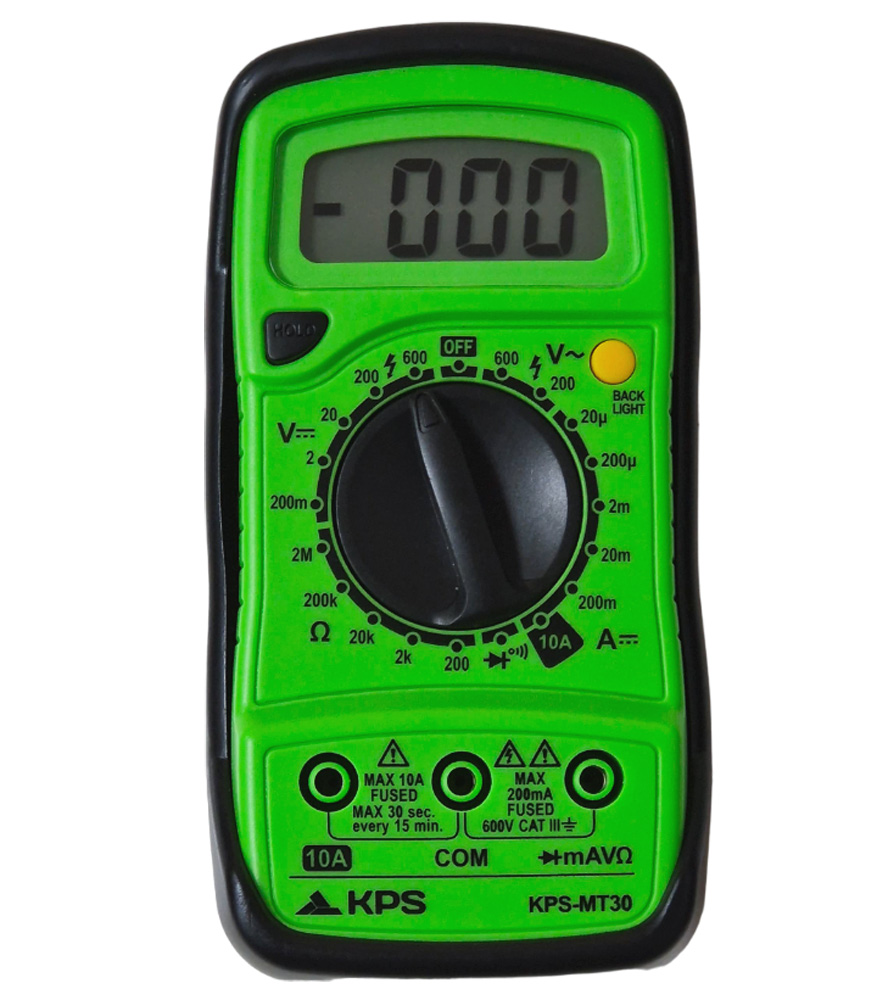 Multimetro Digitale Compatto 2000counts KPS-MT30