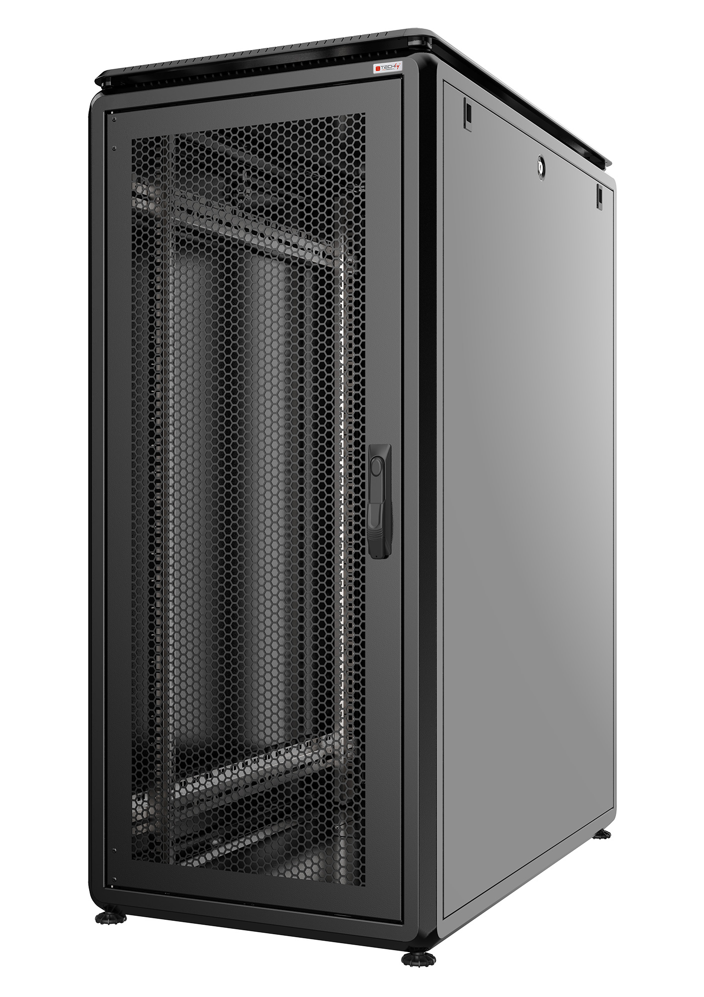 Armadio Server Rack 19'' 600x1000 26U Nero Serie Evolution Porta Grigliata