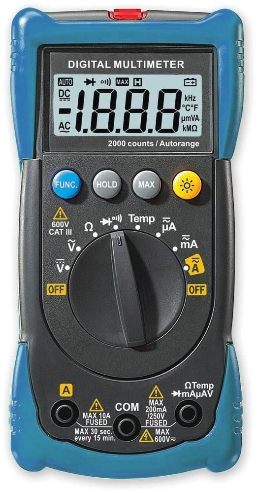 Multimetro Digitale Autorange 2000 Counts, C-LOGIC 560