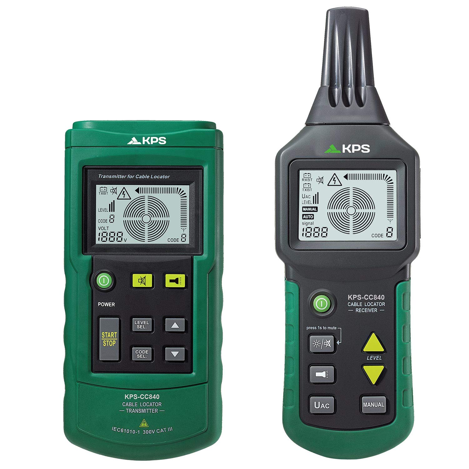 I-KPS-CC840 è uno strumento versatile, progettato per i professionisti che lavorano con impianti elettrici. Ha diverse funzioni che consentono agli utenti di rilevare e localizzare rapidamente vari guasti elettrici. Grazie alla sua capacità